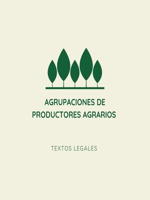 cover image of AGRUPACIONES DE PRODUCTORES AGRARIOS